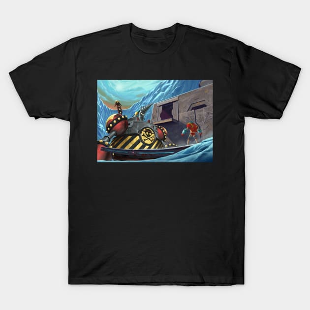 Iron Pirate T-Shirt by RodsArtPortal